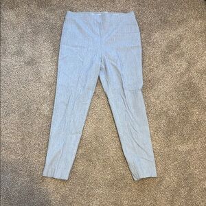 Chico Navy and White Pinstripe Women's Pants